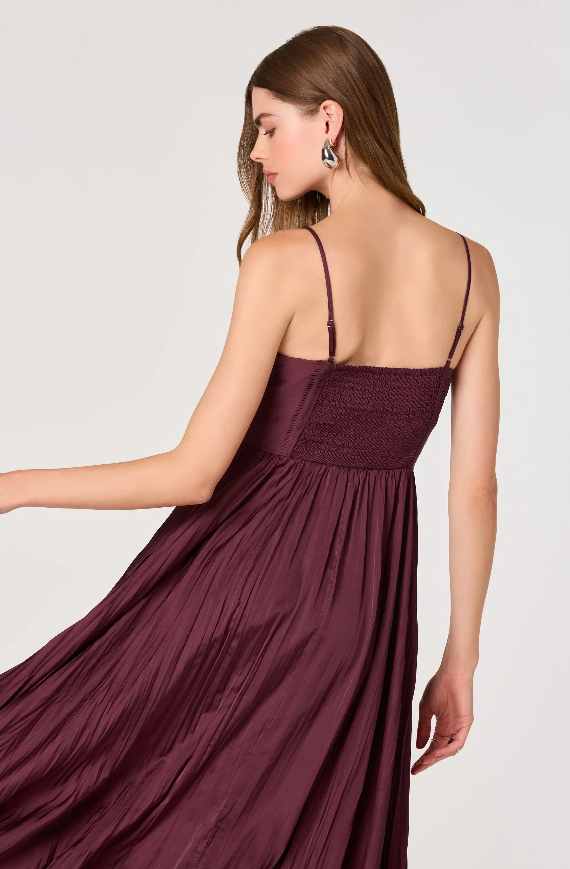 Inixyf Maeve Pleated Midi Dress