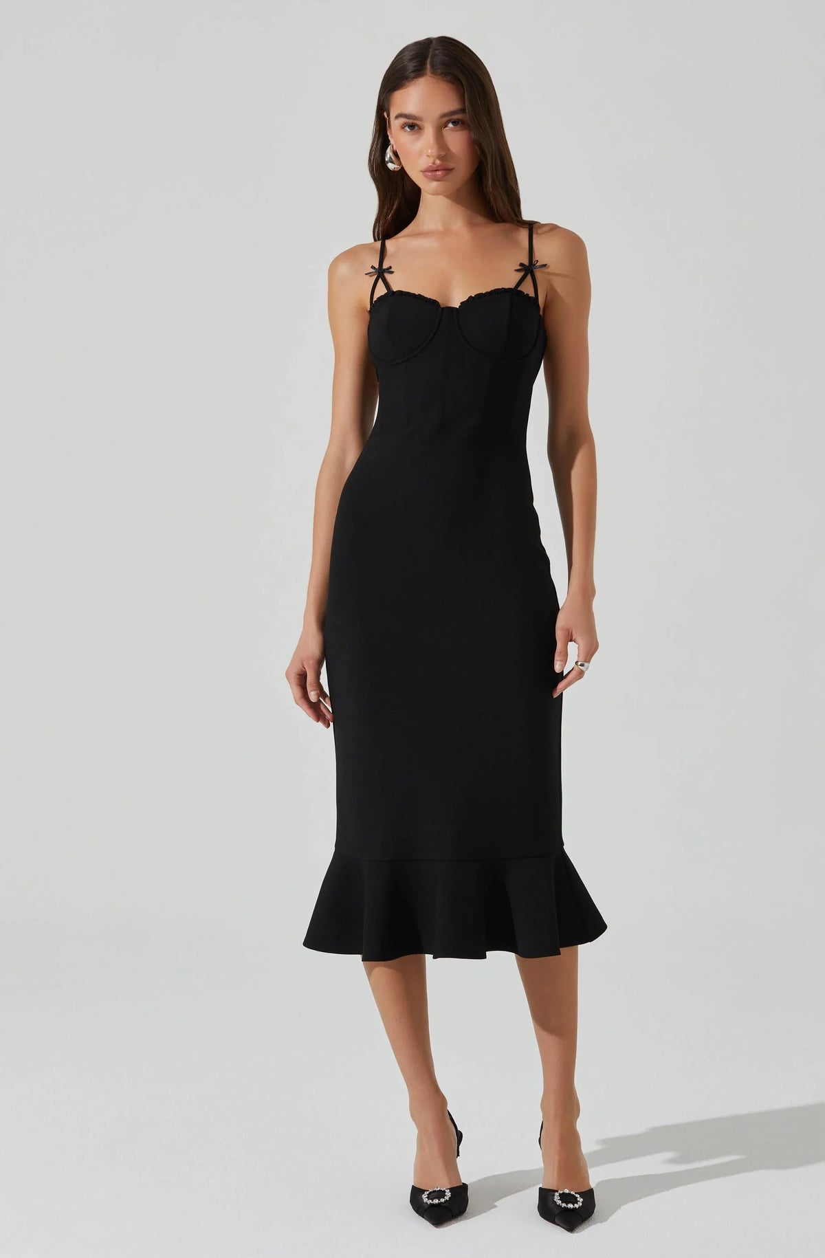 Lbruh Adana Bow Detail Bustier Dress