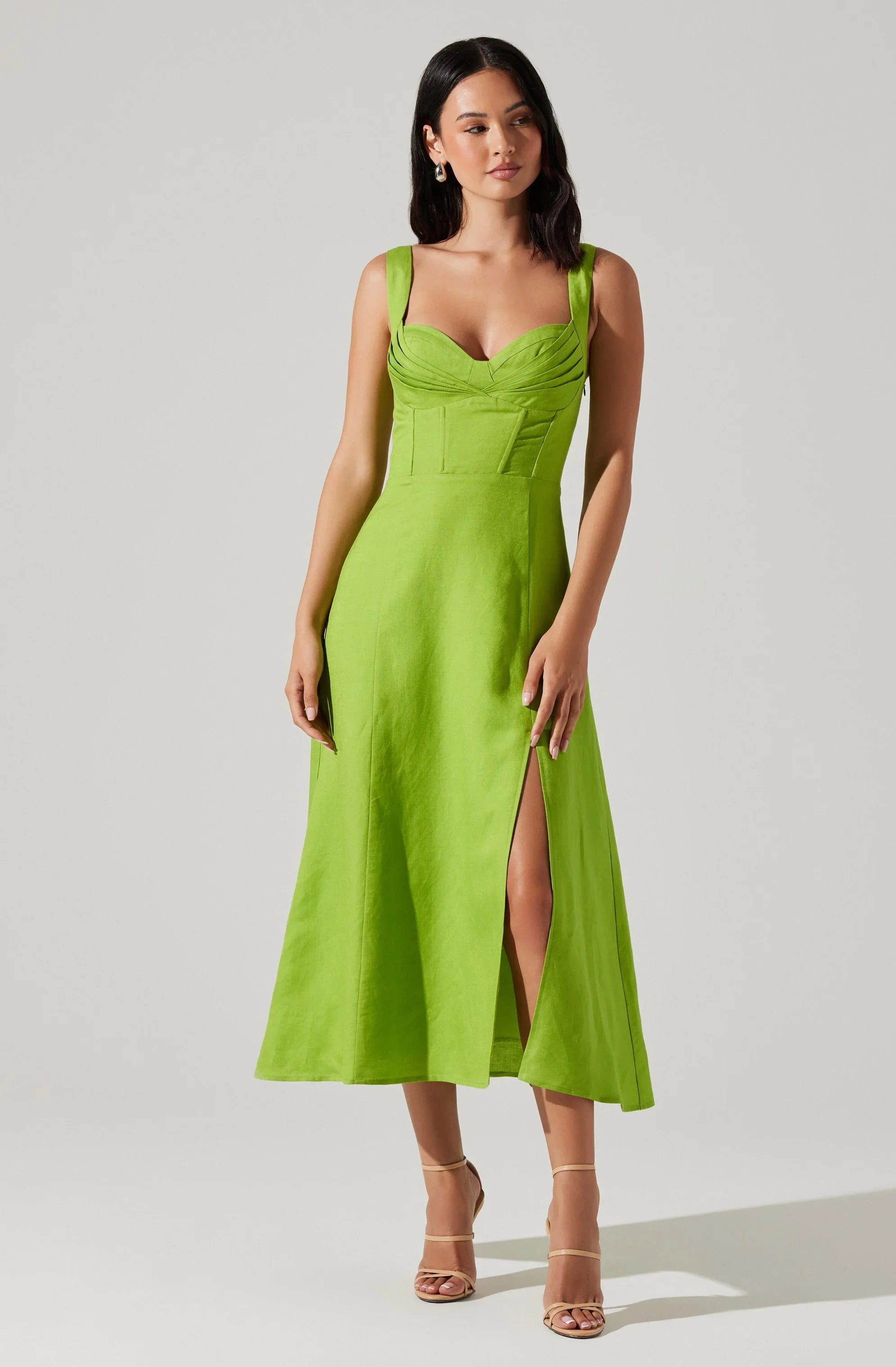 Lbruh Estella Corset Midi Dress