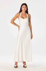 Lbruh Lara Sweetheart Halter Maxi Dress