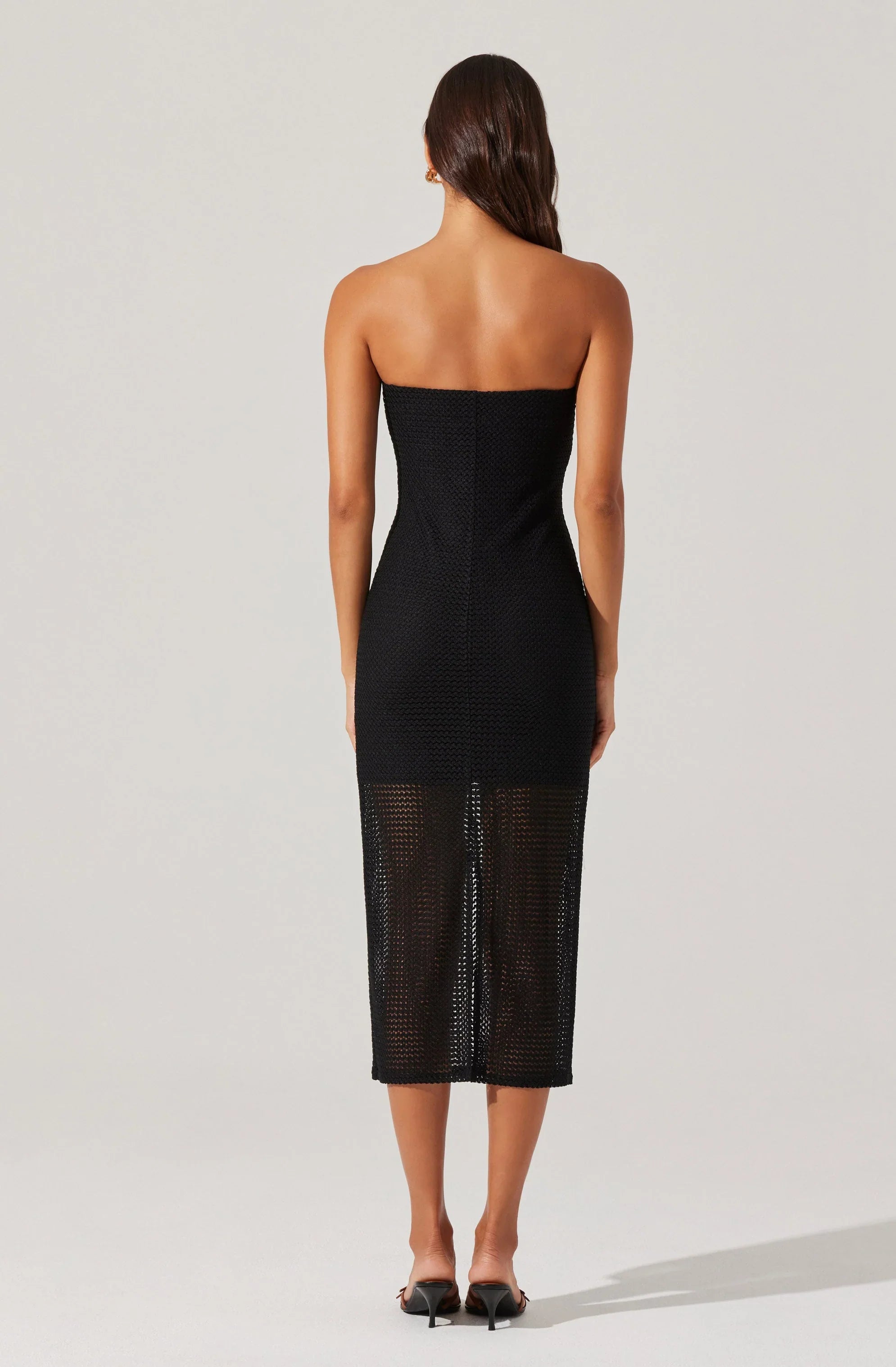 Lbruh Kasandra Strapless Open Knit Dress