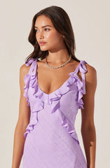 Lbruh Sorbae Ruffle Maxi Dress