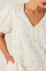 Lbruh Lakelyn Floral Embroidered Mini Dress
