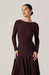 Lbruh Doreyda Scoop Back Midi Sweater Dress