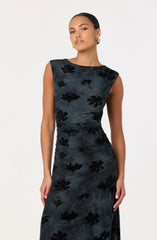 Lbruh Tionne Floral Midi Dress