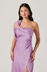 Lbruh Cersei One Shoulder Midi Dress
