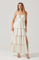 Lbruh Tempany Tiered Bustier Maxi Dress