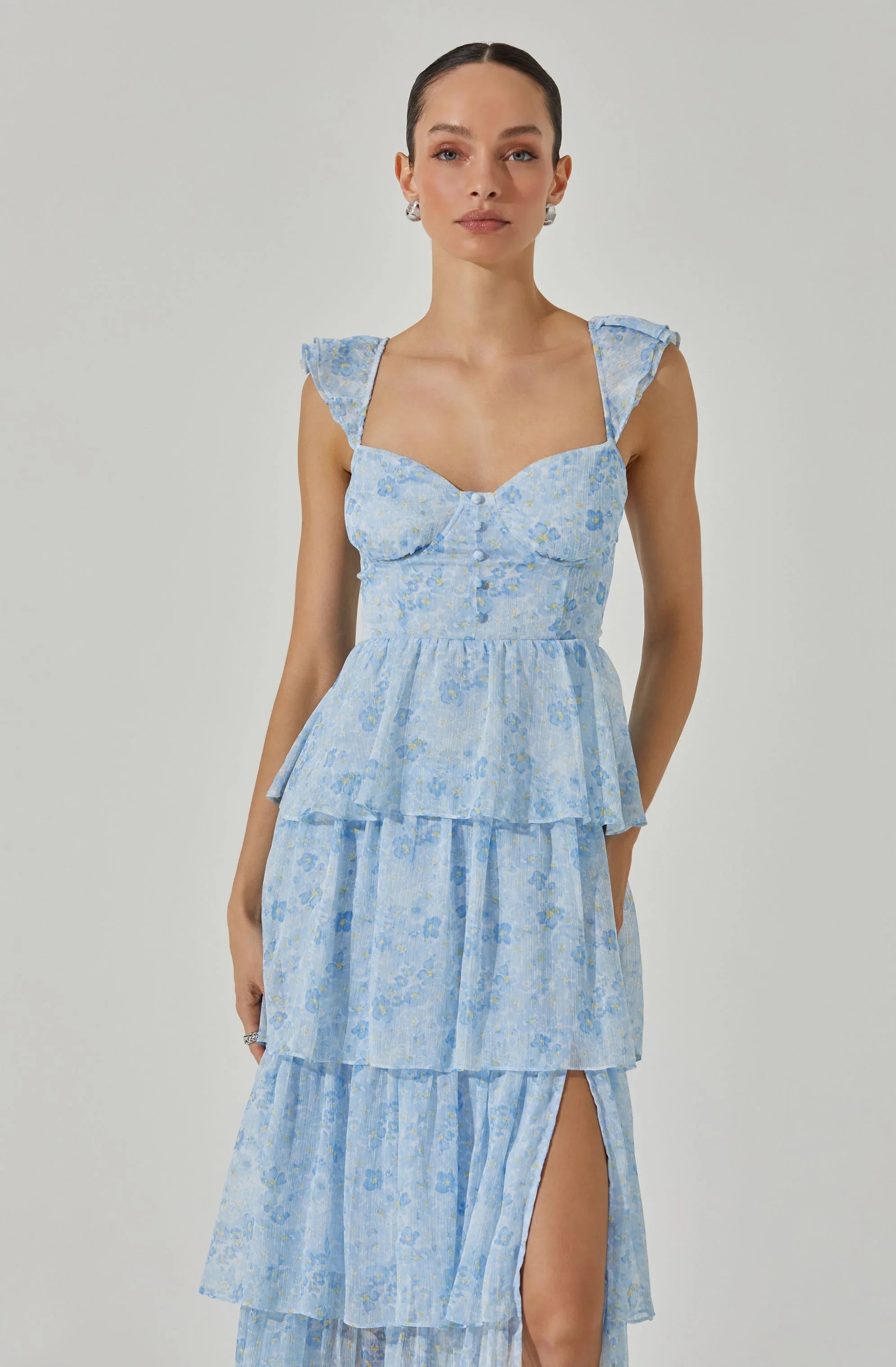 Lbruh Midsummer Floral Tiered Maxi Dress