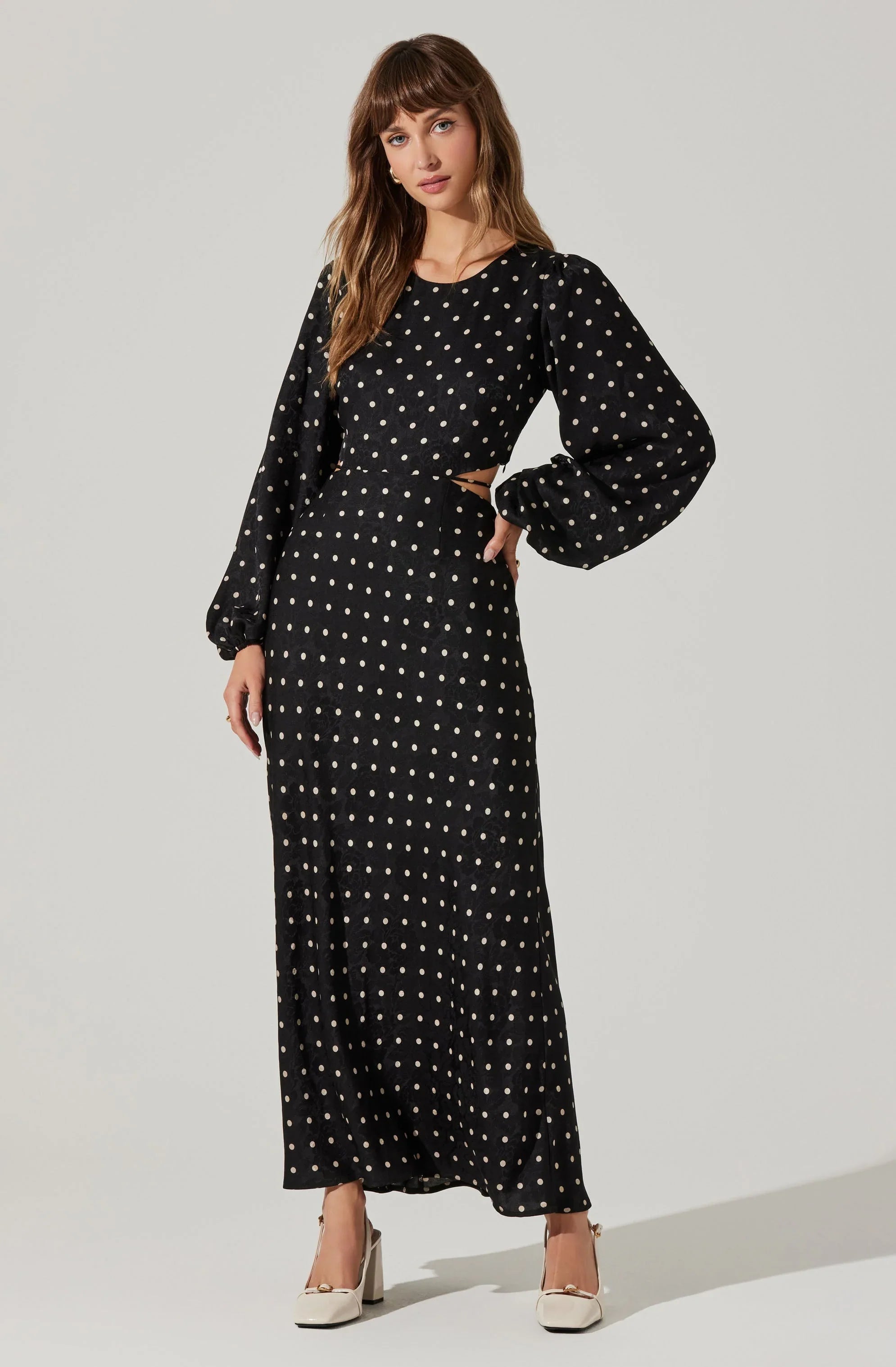 Lbruh Quinn Floral Cutout Maxi Dress