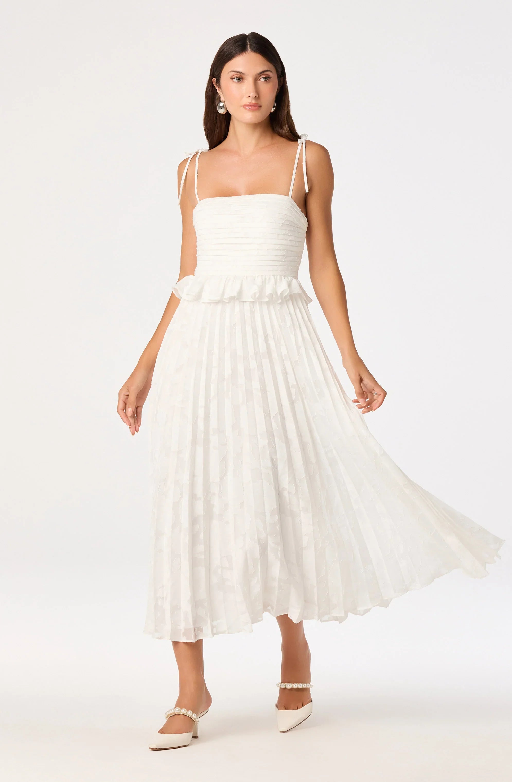 Inixyf Emerys Pleated Midi Dress