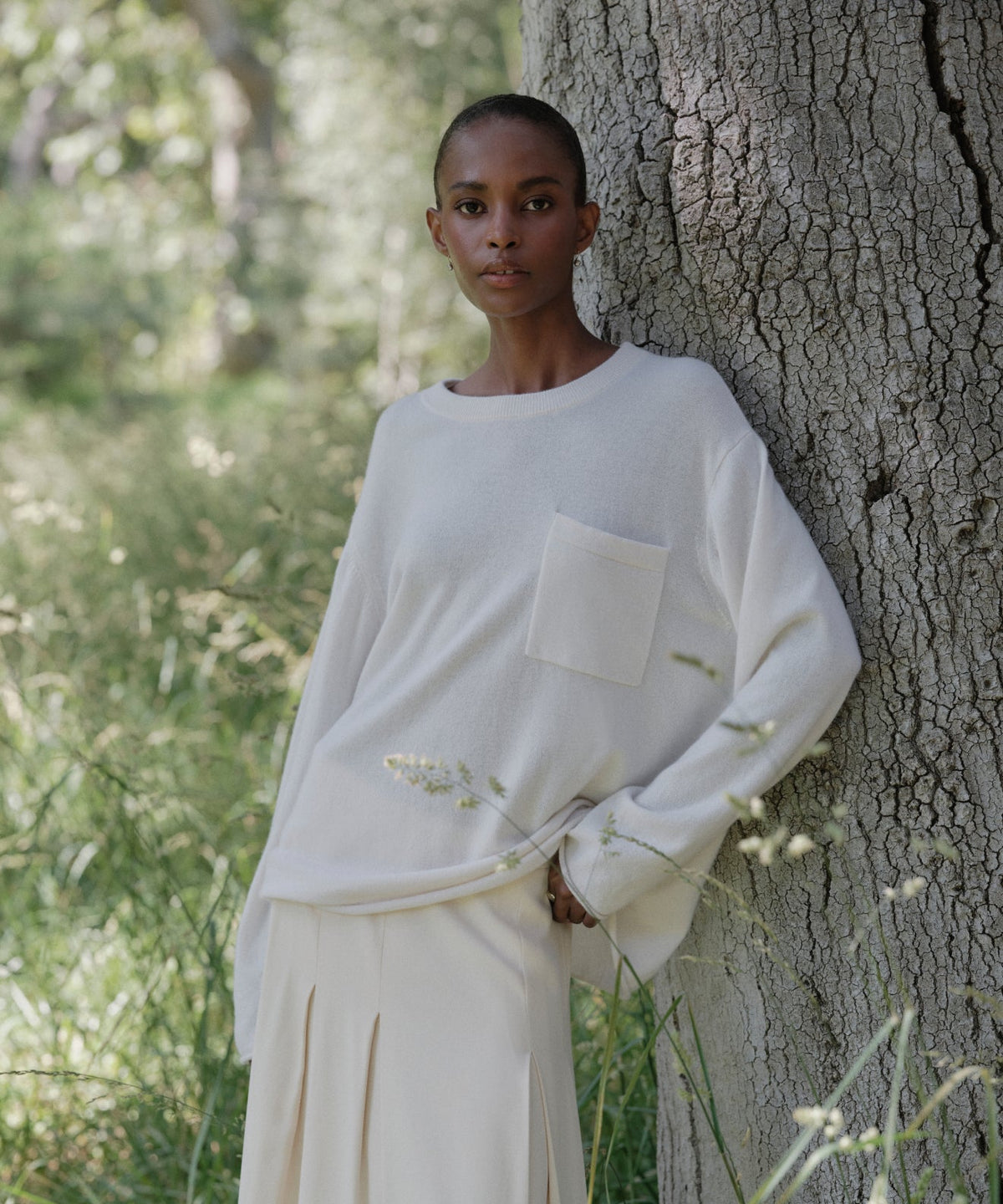 Cashmere Chandler Long-Sleeve Tee