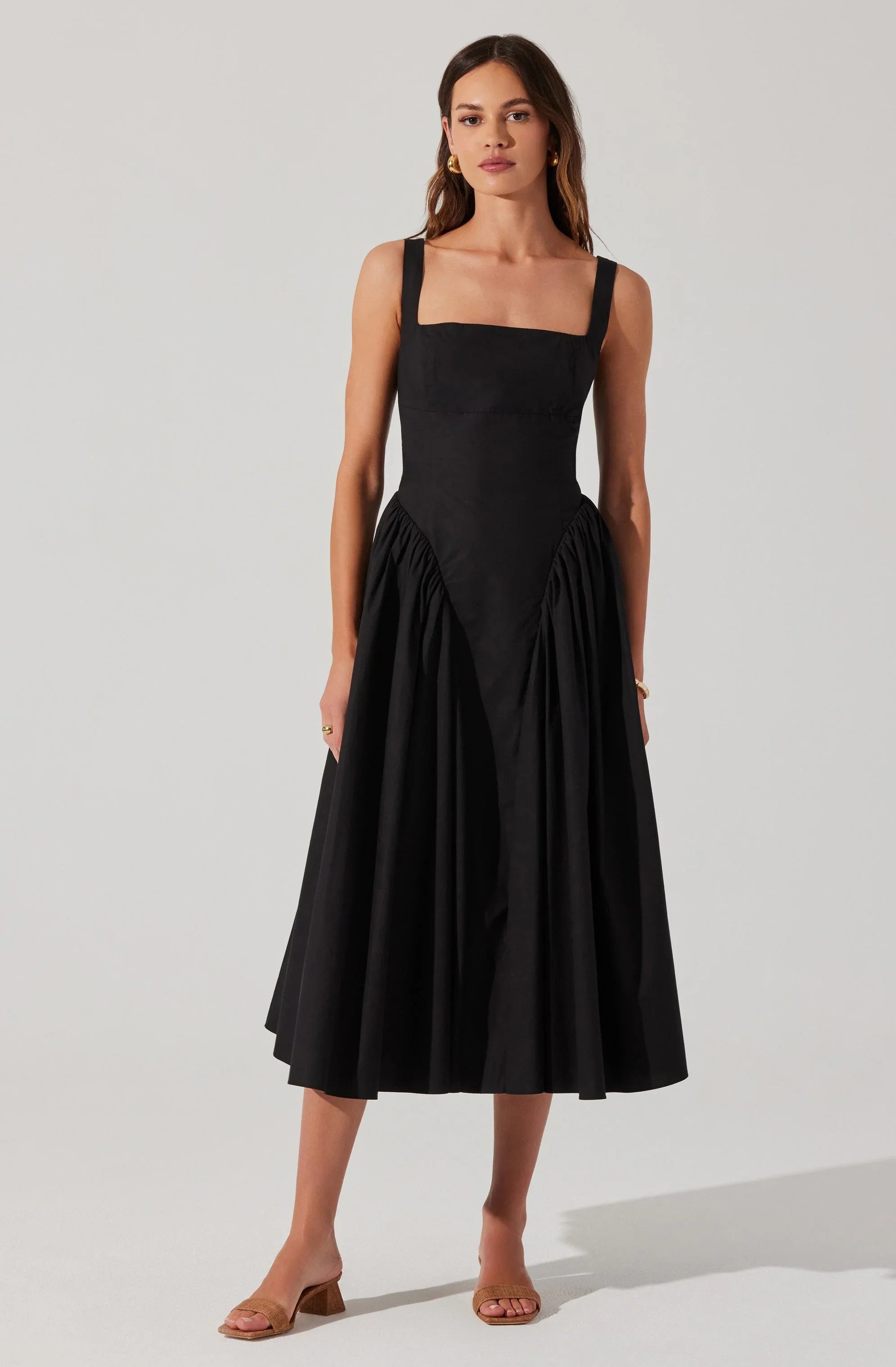 Lbruh Vinya Poplin Drop Waist Dress