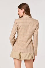 Inixyf Valor Plaid Tailored Blazer