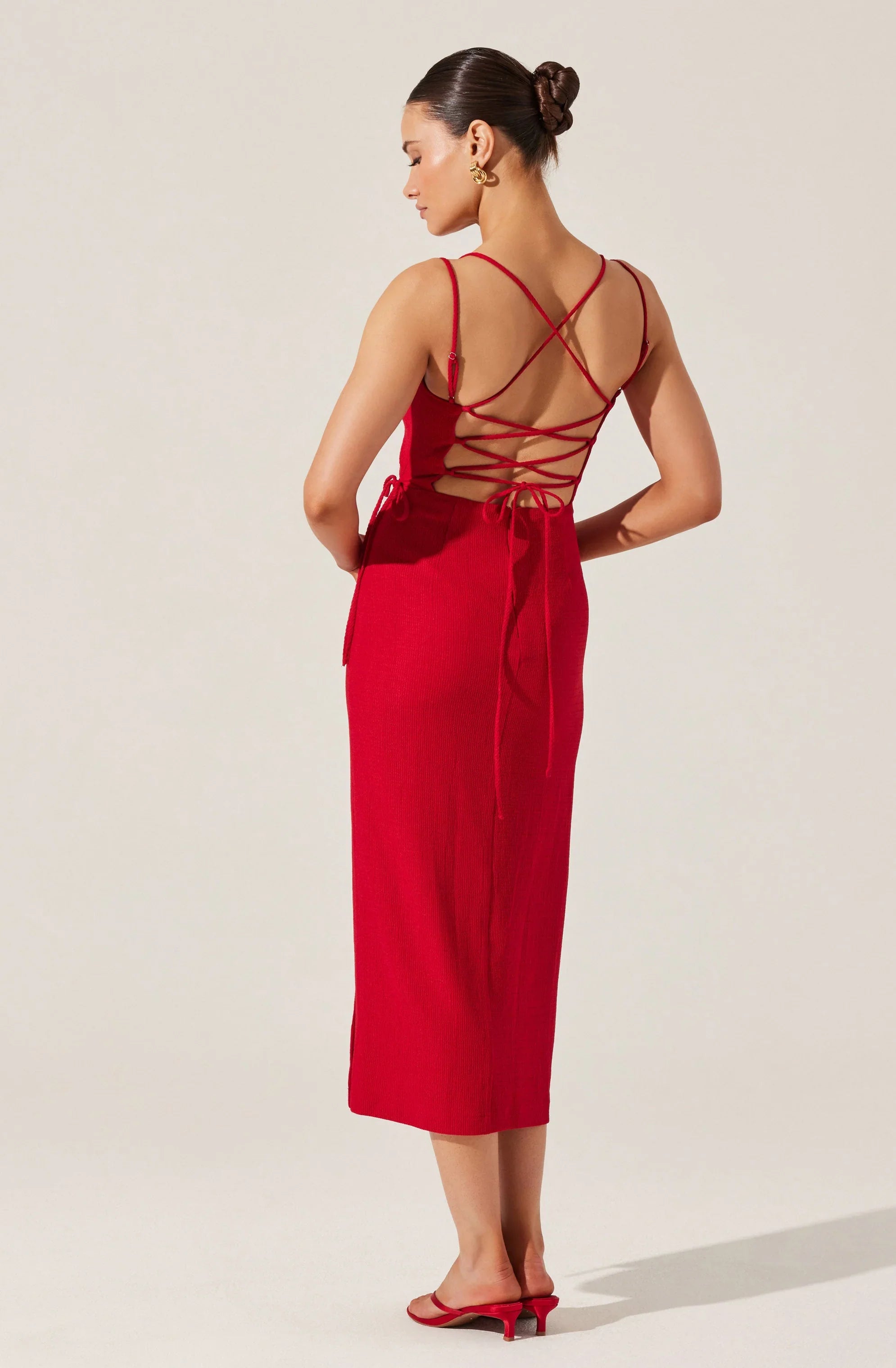 Lbruh Brinda Wrap Midi Dress