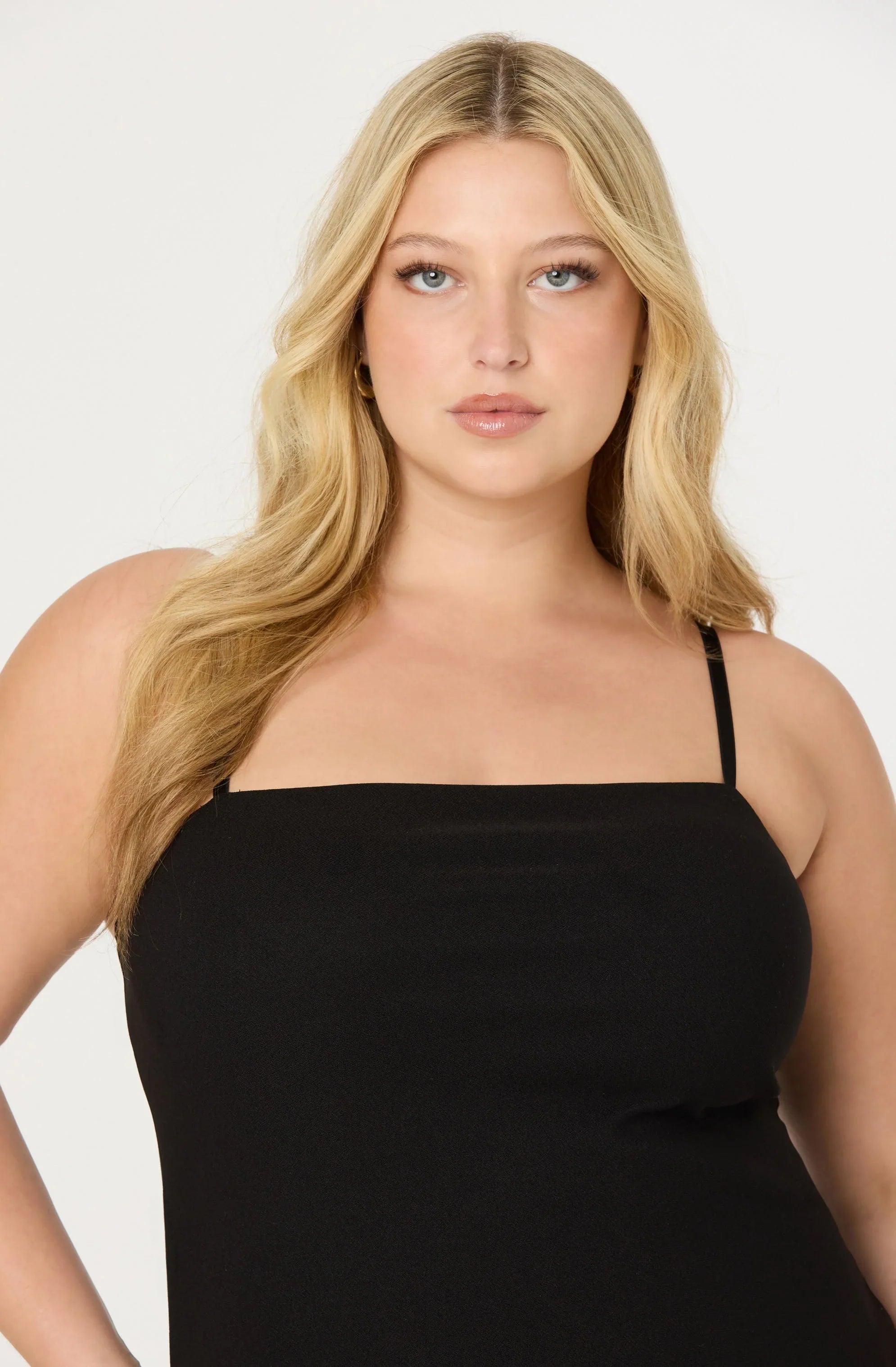 Lbruh Brittnea Bodycon Bubble Hem Midi Dress