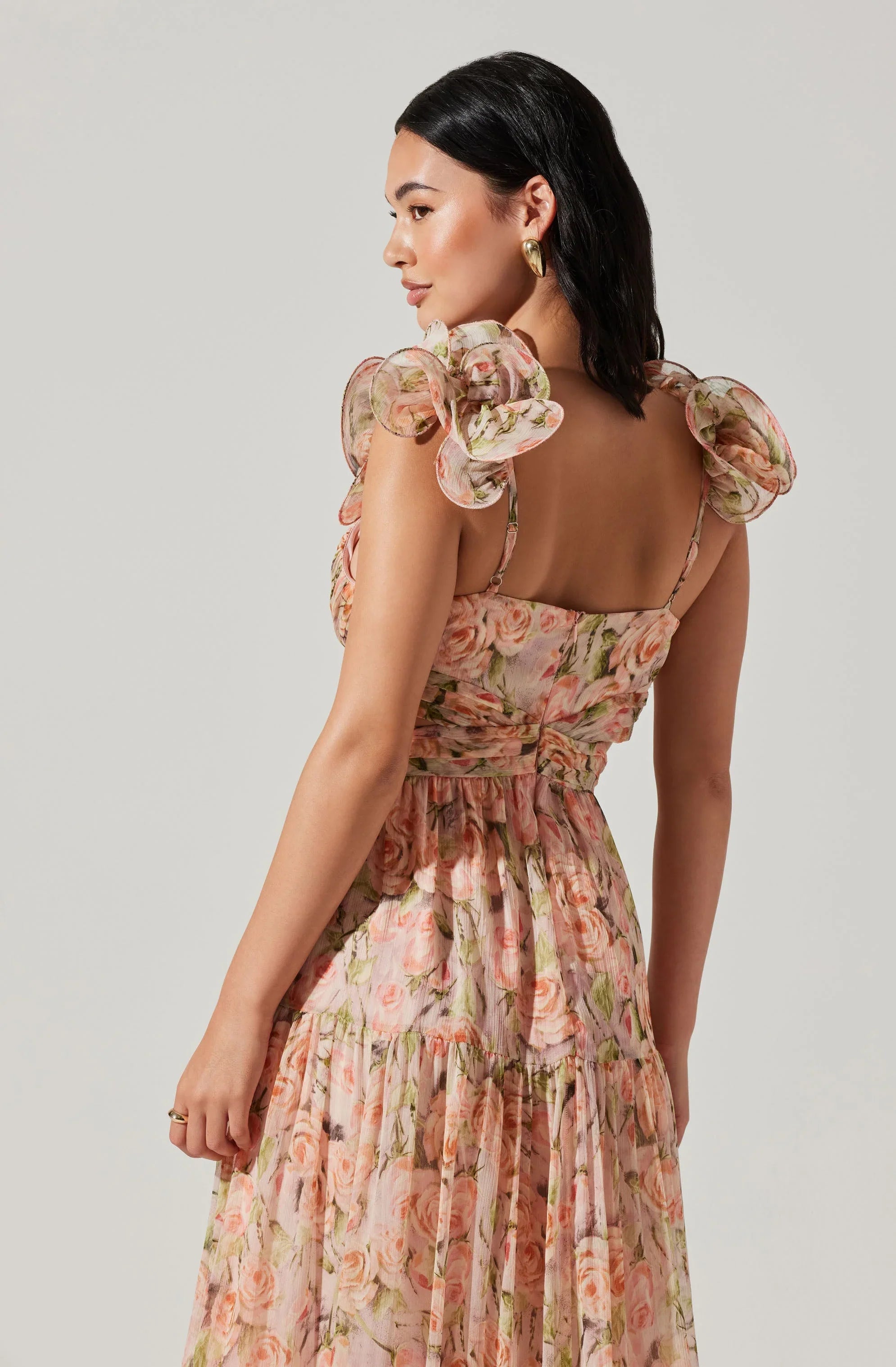 Lbruh Fritillaria Floral Maxi Dress