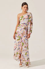 Lbruh Sandersonia Floral One Shoulder Dress
