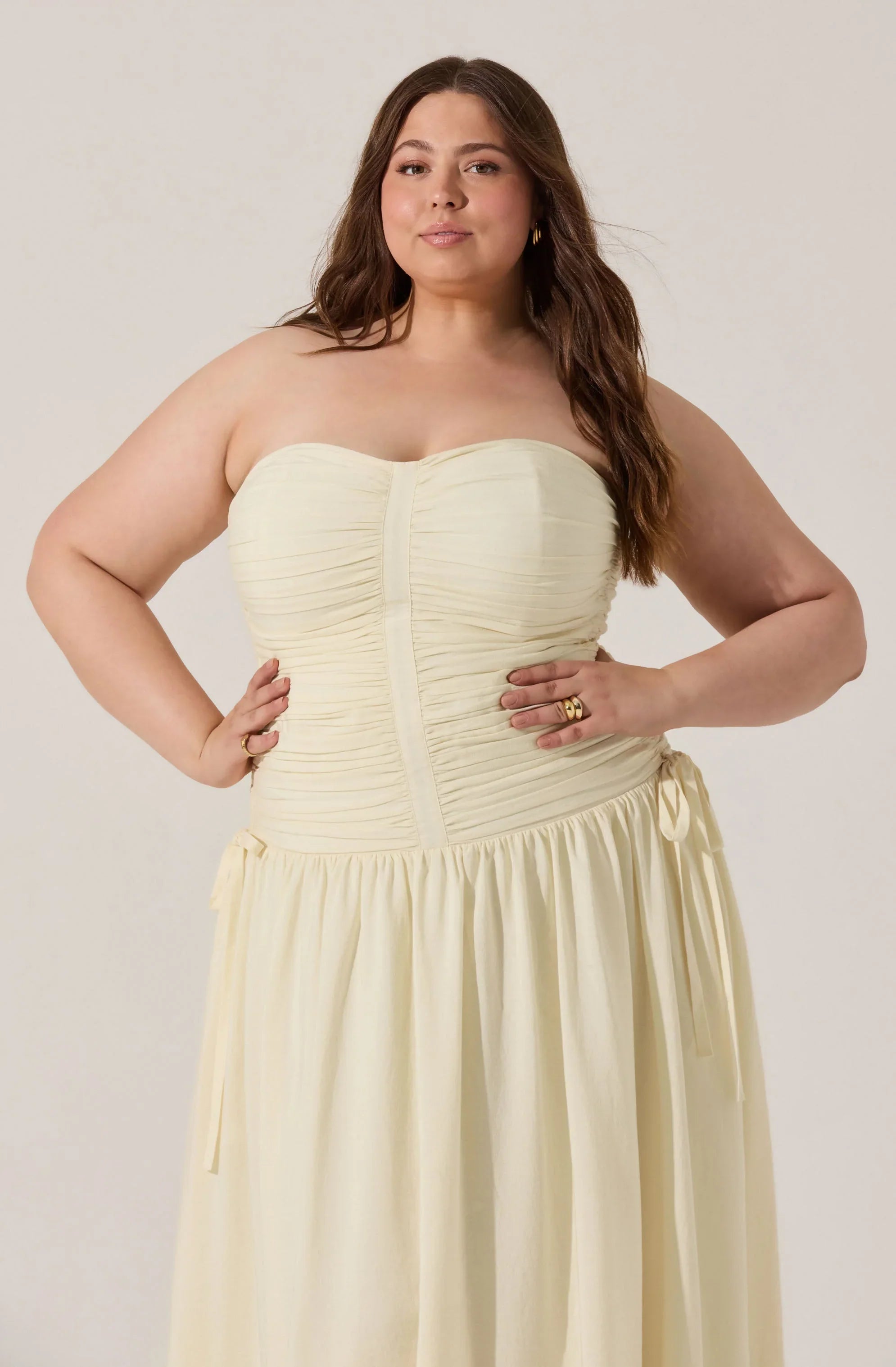 Lbruh Zori Strapless Maxi Dress
