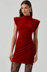 Lbruh Ila Velvet Mini Dress