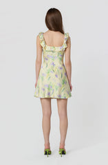 Inixyf Mara Floral Ruffle Mini Dress