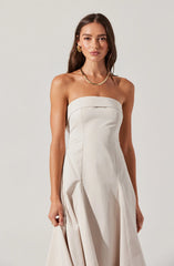 Lbruh Ayeri Strapless Midi Dress