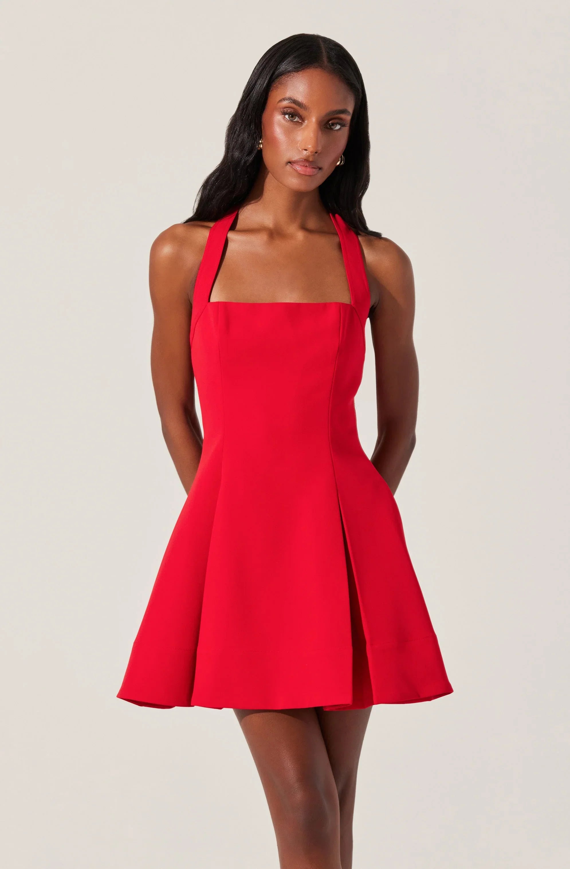 Lbruh Lilibeth Halter Neck Mini Dress