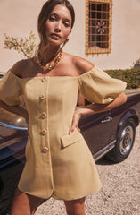 Lbruh Biviana Off Shoulder Mini Dress
