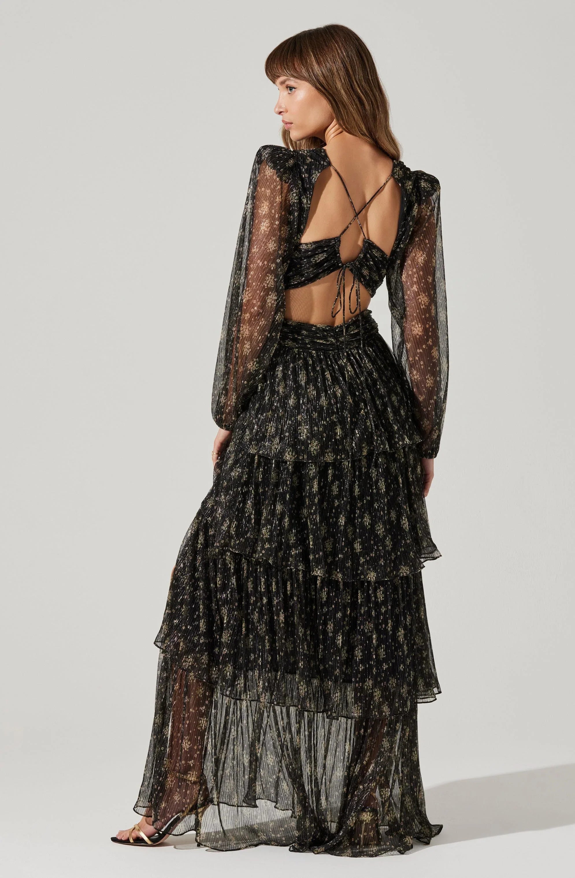 Lbruh Anora Floral Tiered Maxi Dress
