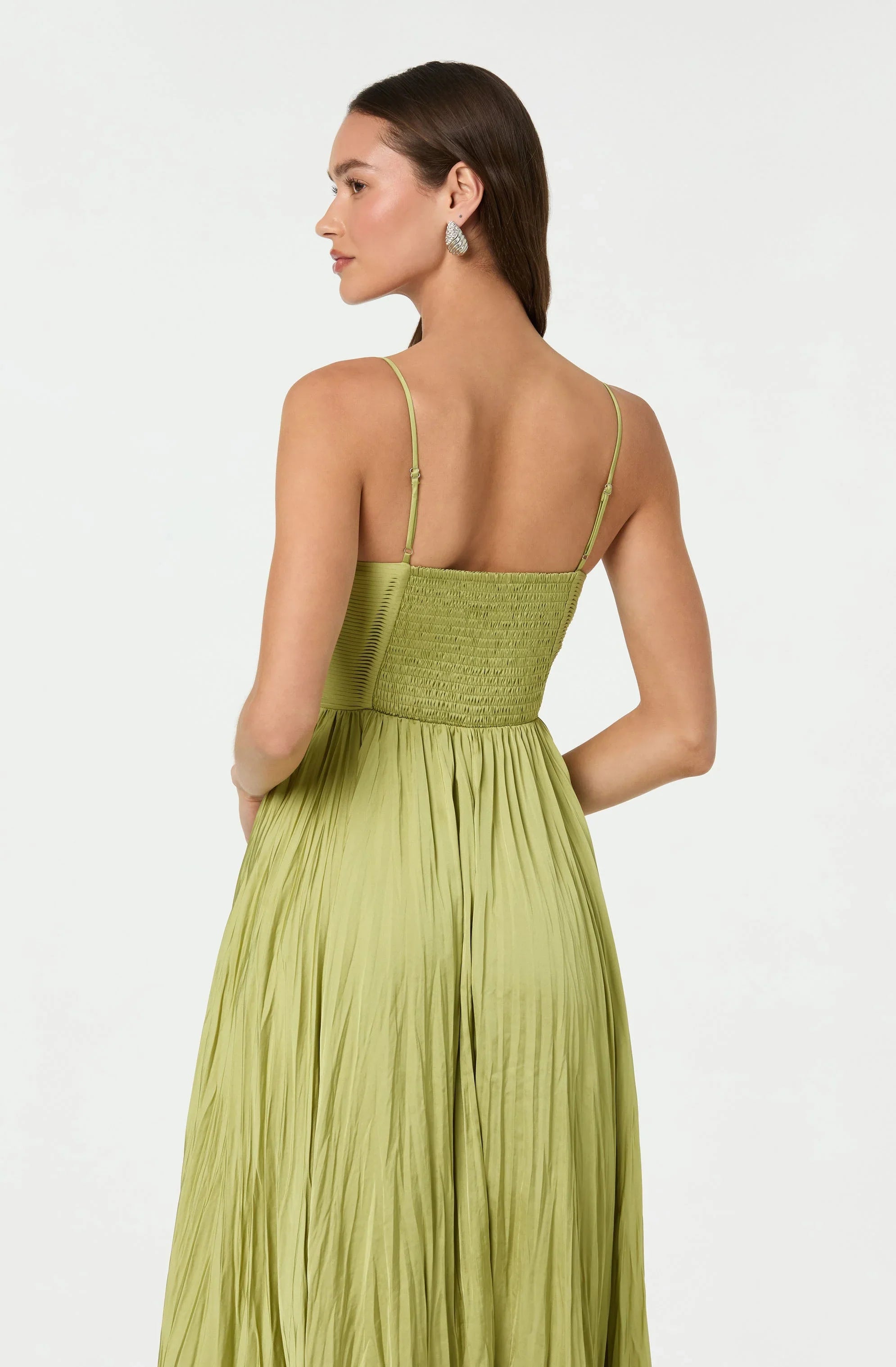 Inixyf Maeve Pleated Midi Dress