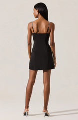 Lbruh Halya Contrast Sequin Bow Dress
