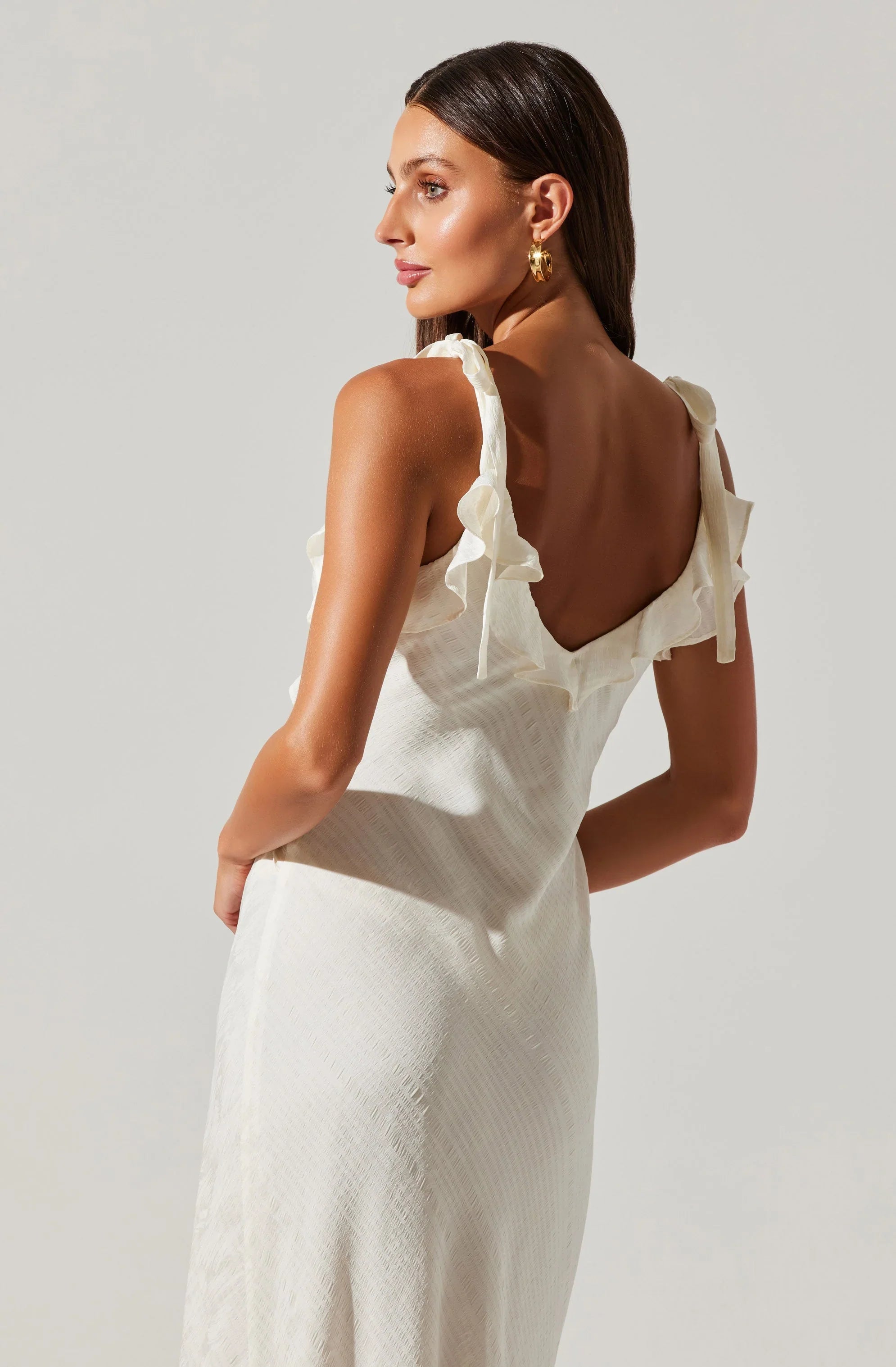 Lbruh Sorbae Ruffle Maxi Dress