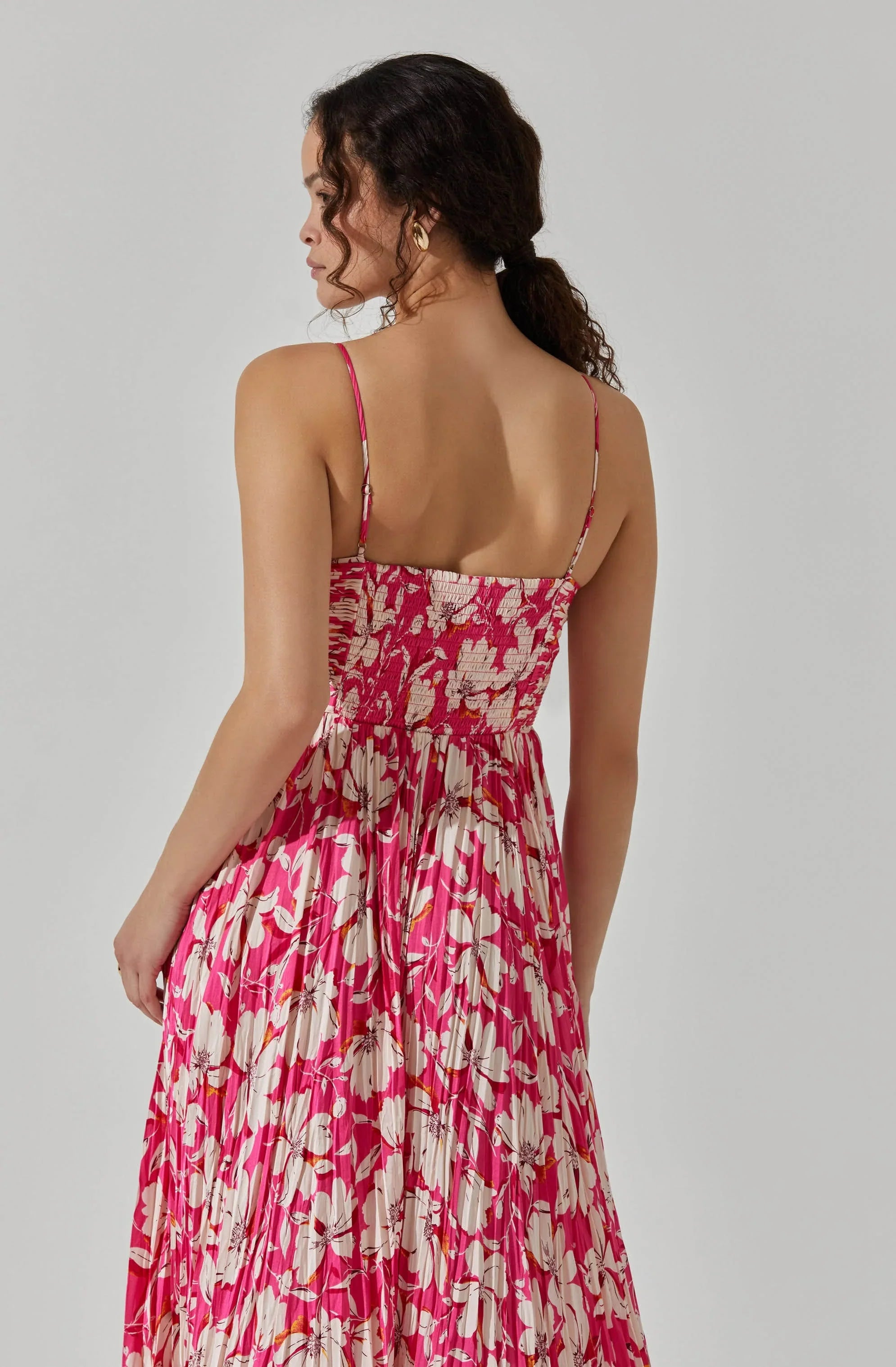 Lbruh Maeve Pleated Midi Dress