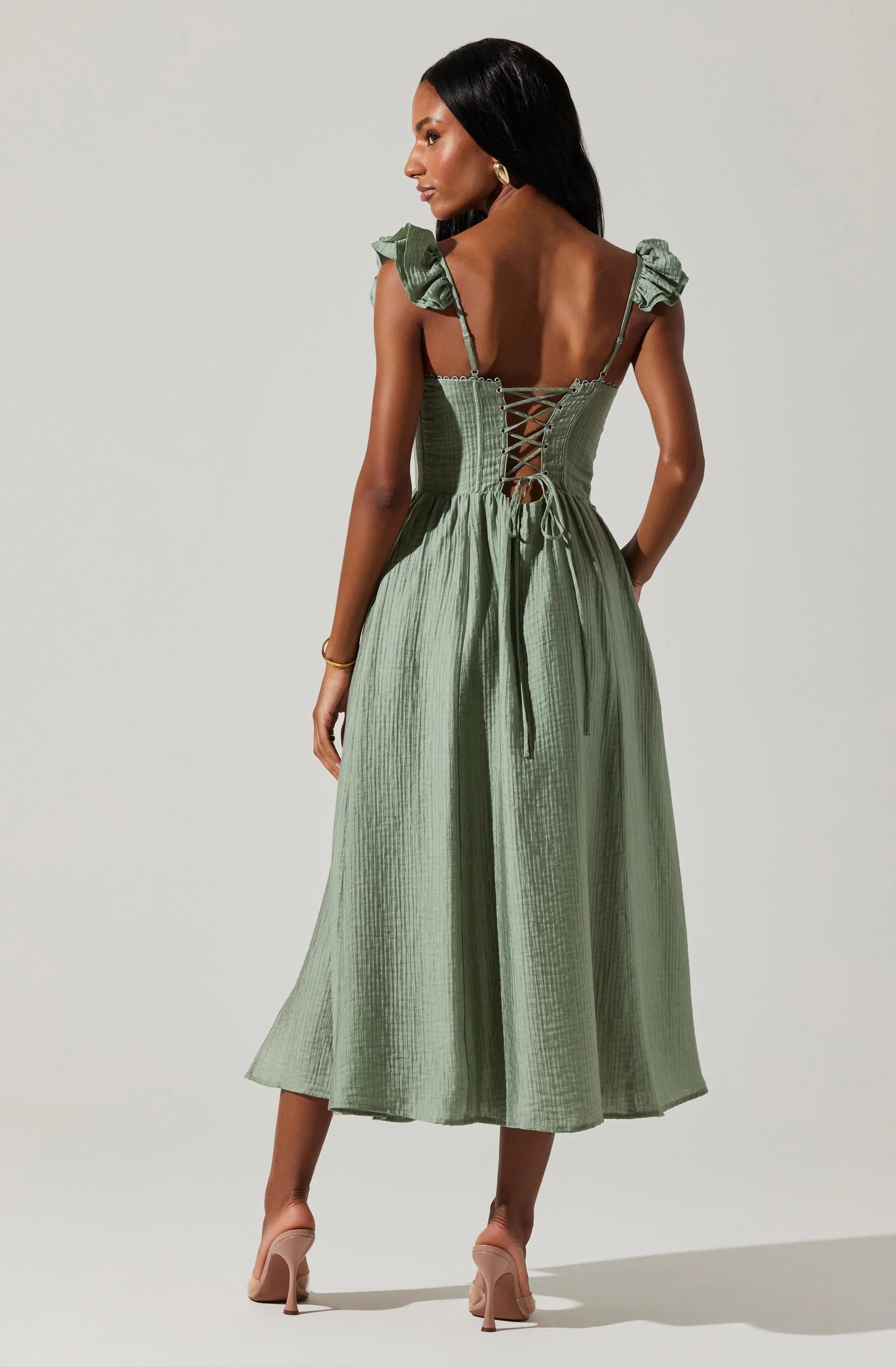 Lbruh Wedelia Bustier Midi Dress