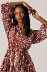 Lbruh Marisela Belted V-Neck Mini Dress