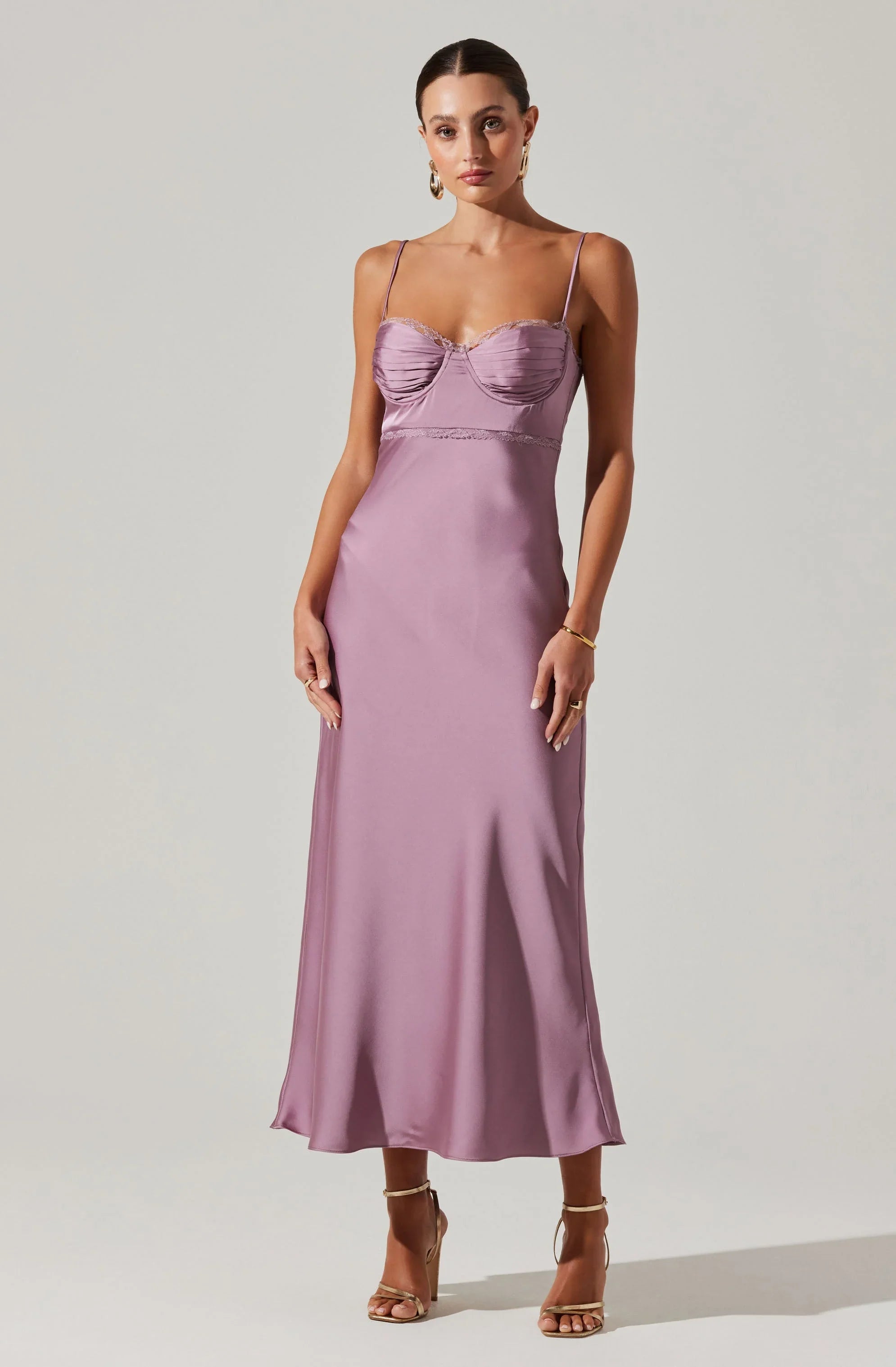 Lbruh Florianne Satin Maxi Dress