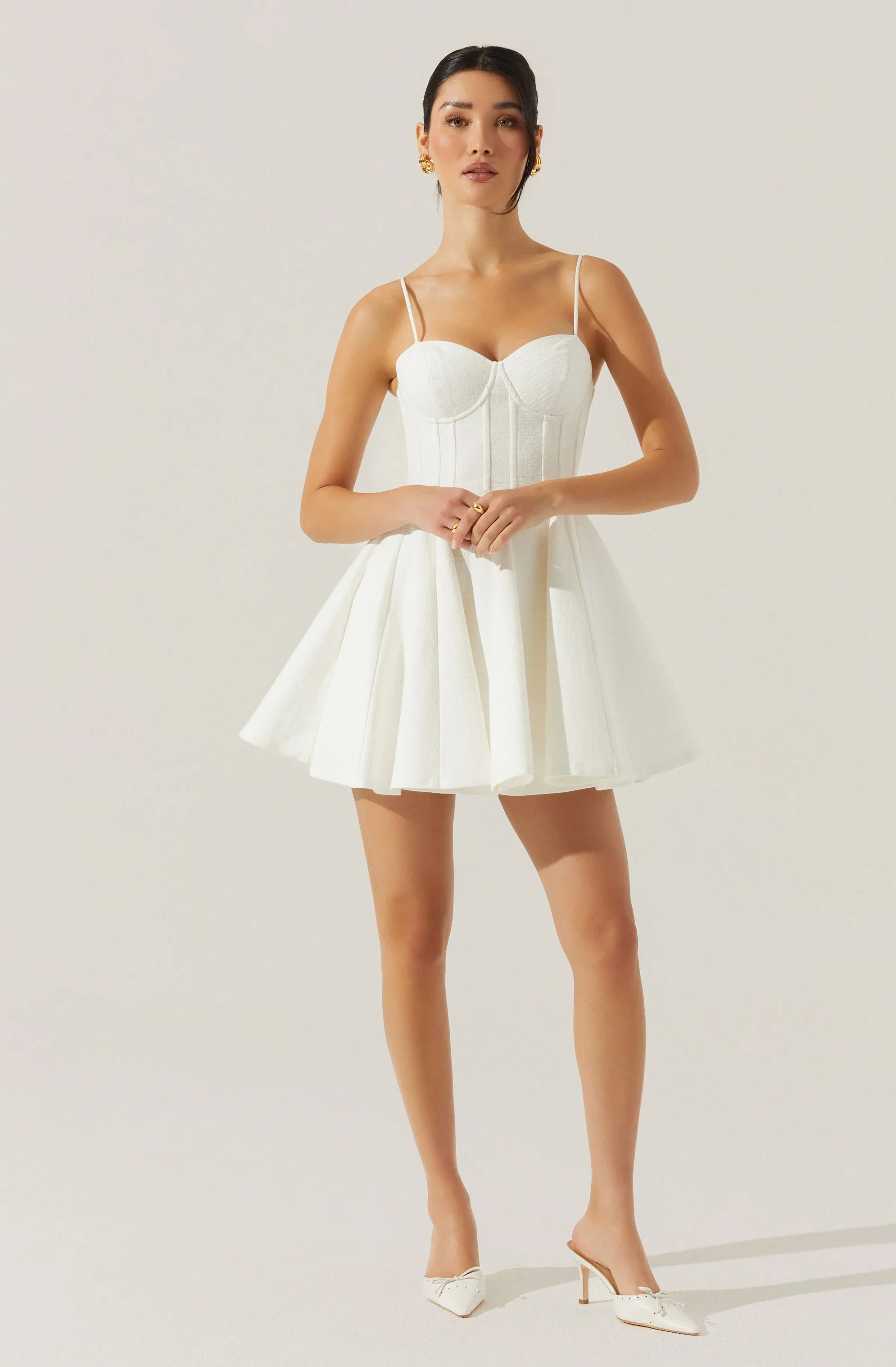 Lbruh Fenna Textured Corset Mini Dress