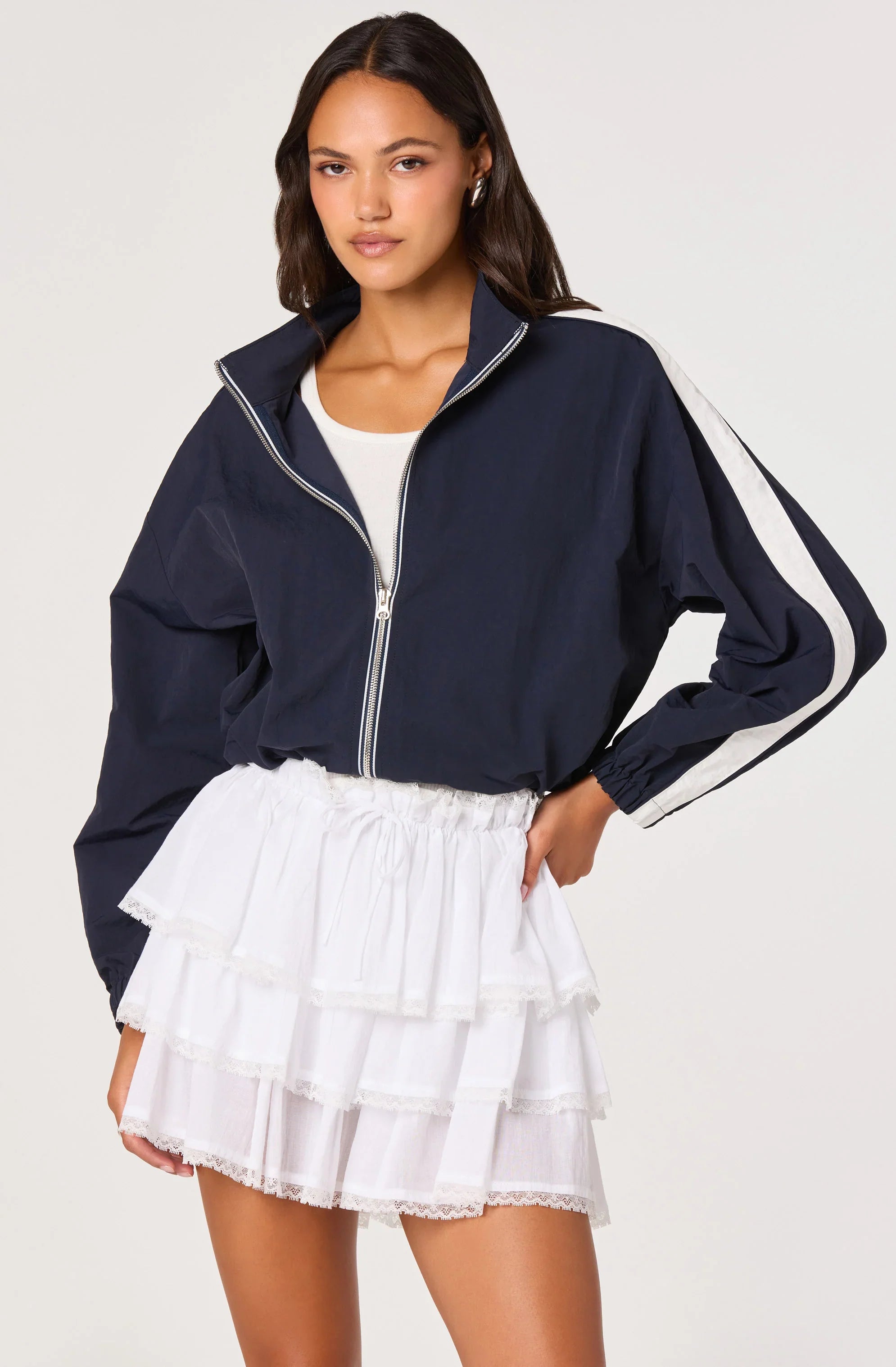 Inixyf Teo Contrast Stripe Track Jacket