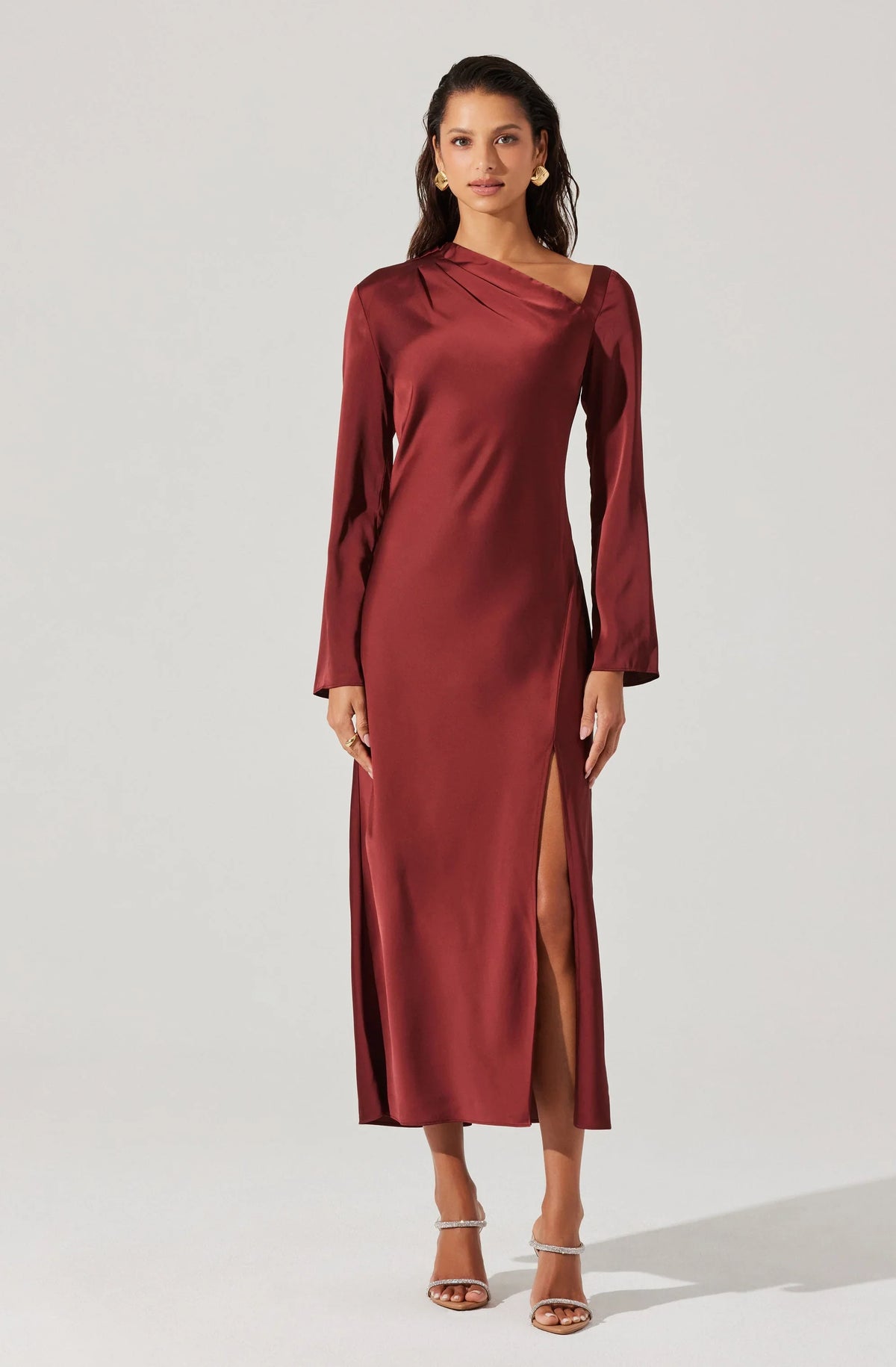 Lbruh Catriona Satin Maxi Dress