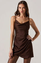 Lbruh Jenness Satin Mini Dress