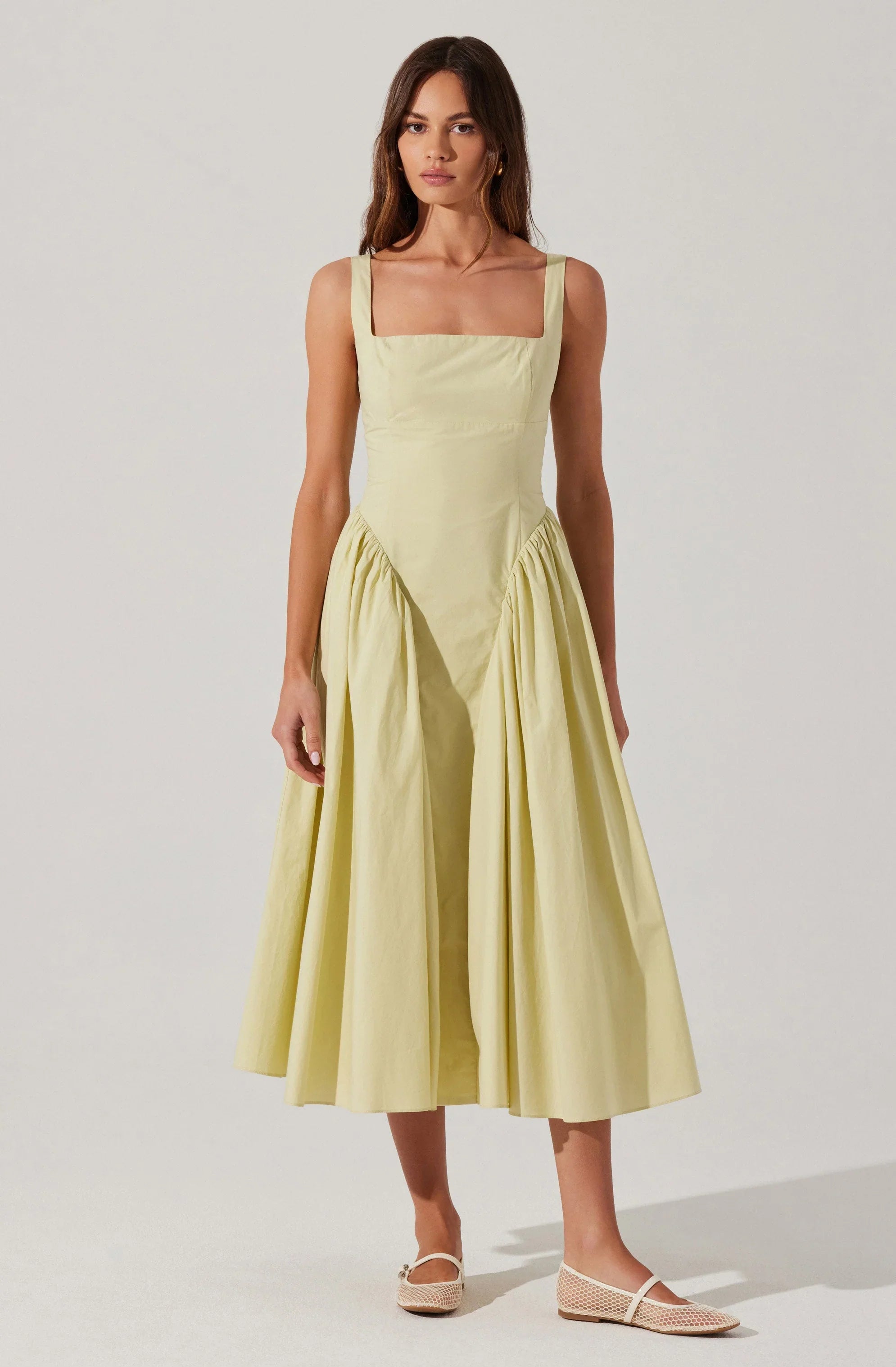Lbruh Vinya Poplin Drop Waist Dress