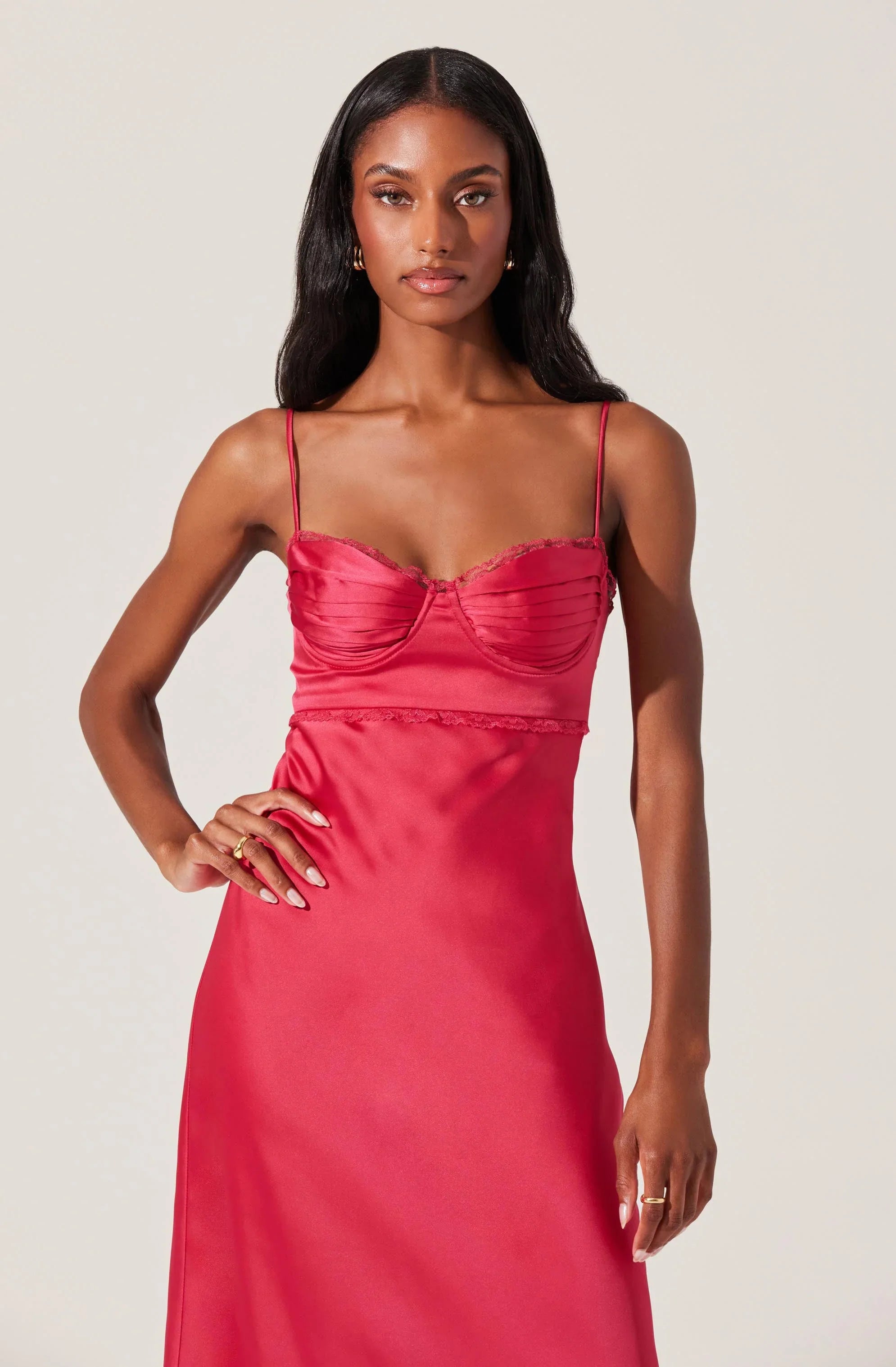 Lbruh Florianne Satin Maxi Dress