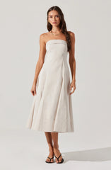 Lbruh Ayeri Strapless Midi Dress