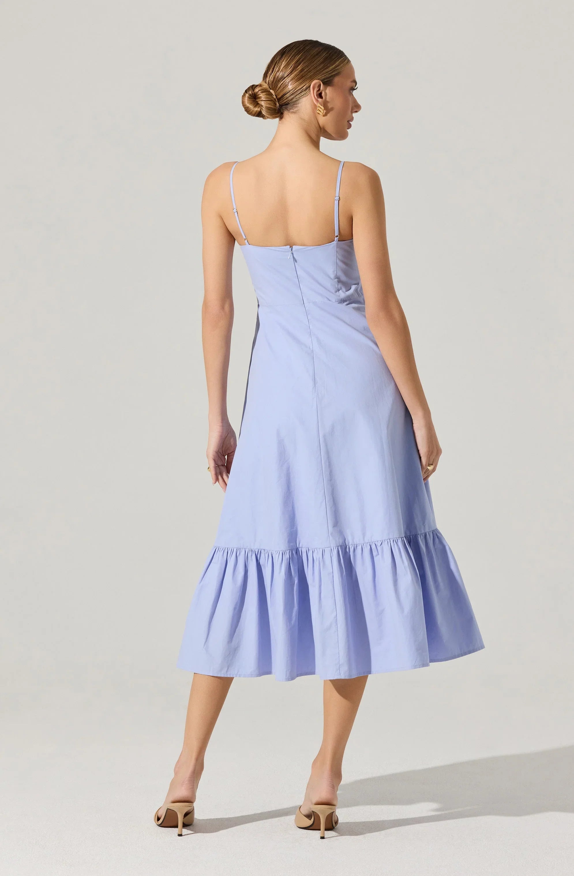 Lbruh Asymmetrical Bow Midi Dress
