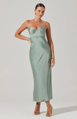 Lbruh Florianne Satin Maxi Dress