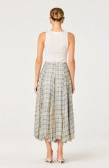 Inixyf Fiori Pleated Maxi Skirt