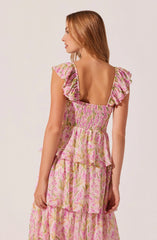 Lbruh Midsummer Floral Tiered Maxi Dress