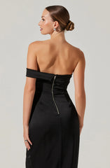 Lbruh Gwyneria Off Shoulder Midi Dress