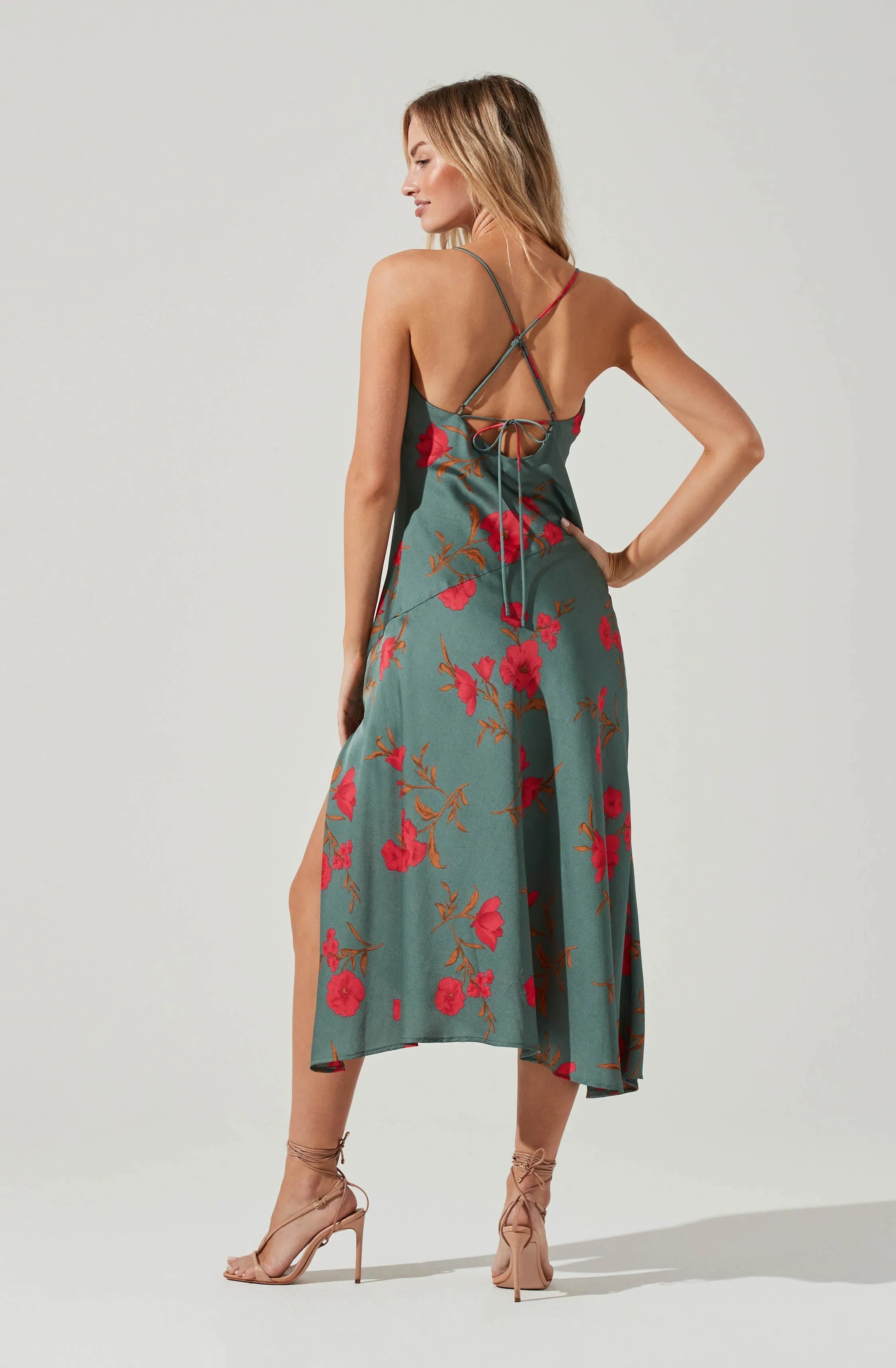 Lbruh Gaia Floral Midi Dress
