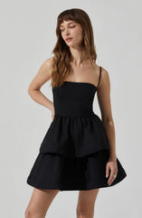 Lbruh Leola Tiered Skater Mini Dress