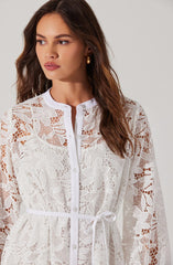 Lbruh Celie Crochet Lace Mini Dress